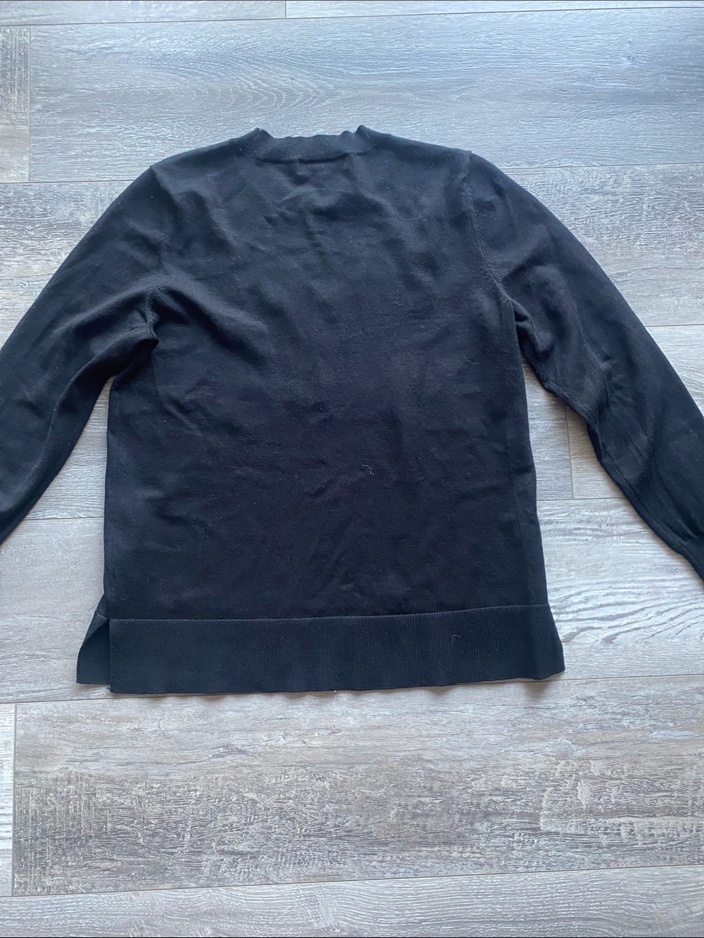 Marled Merry & Bright Sequin Sweater Womens Sz Medium Black Bold Holiday - Picture 5 of 5